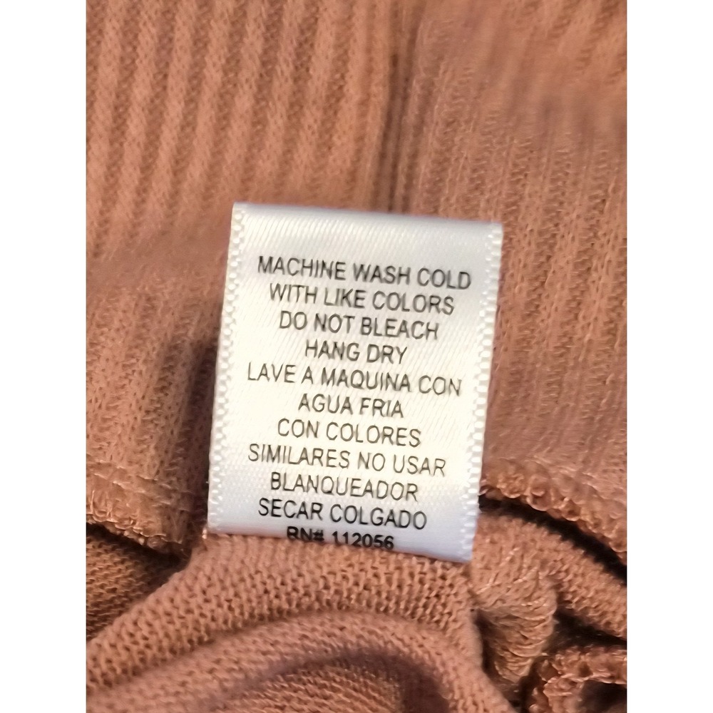 Zenana Outfitters V-neck Cardigan Long Sleeve Ribbed Hem Snap Buttons Coral SM - Picture 5 of 6